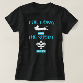 Long & The Short Of It: Teckel en Pickleball T-shirt