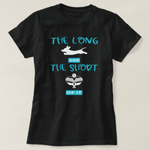 Long & The Short Of It: Teckel en Pickleball T-shirt