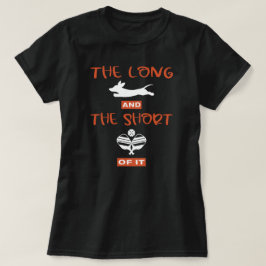 Long & The Short Of It: Teckel en Pickleball T-shirt