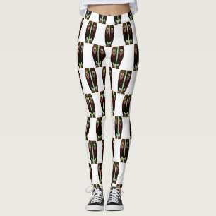 Long Tiki Mask Thunder_Cove Leggings