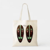 Long Tiki Mask Thunder_Cove Tote Bag (Achterkant)