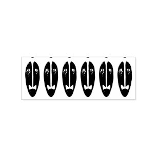 Long Tiki maskers Thunder_Cove Rubberstempel