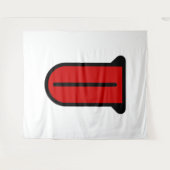 Long Tongue 👅 Wandkleed (Voorkant (horizontaal))