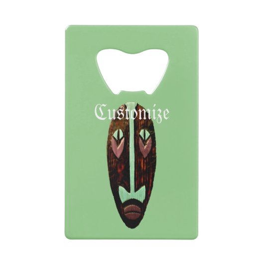 Long Tonnerre de Masque Tiki (Devant)