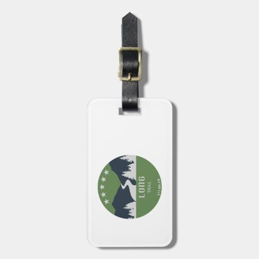 Long Trail Vermont Bagagelabel (Voorkant verticaal)