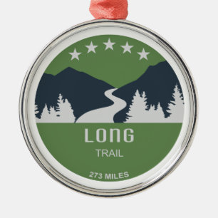 Long Trail Vermont Metalen Ornament