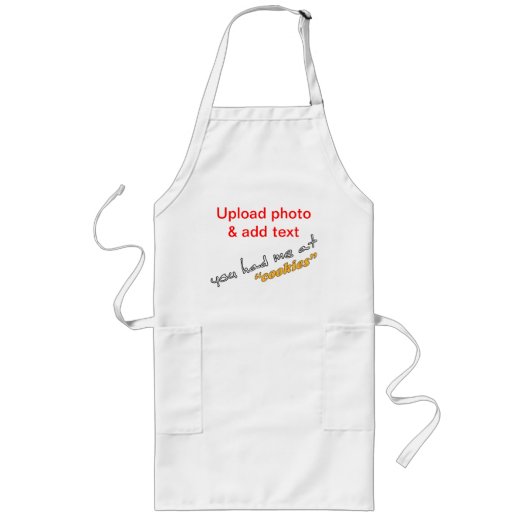Long Vous m'avez eu au tablier de cuisson des (Devant)