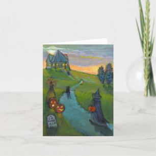 Long Walch Uphill Note Card Kaart