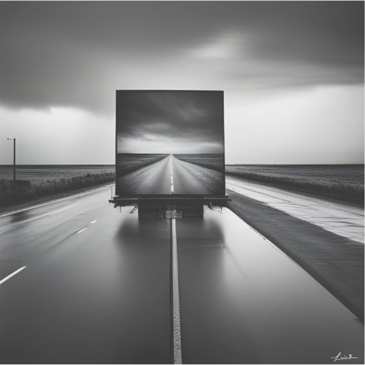 Long Way Home Verwijderbaar Vinyl Sticker (Voorkant)