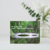 Long White Bridge-Briefkaart Briefkaart (Staand voorkant)