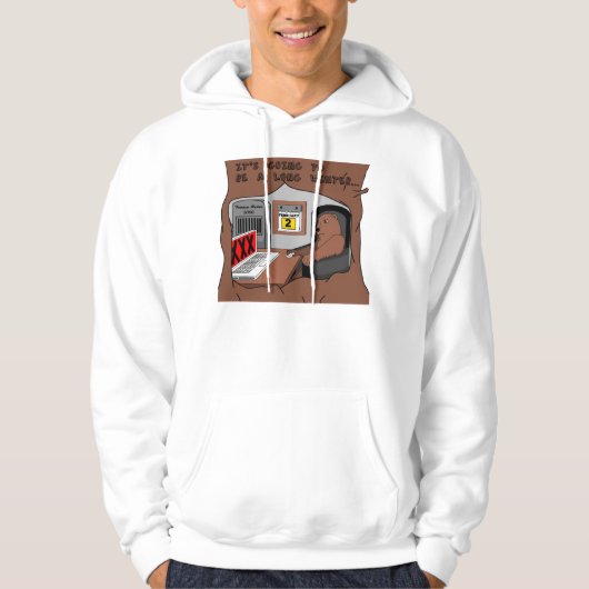 Long Winter Hoodie (Voorkant)