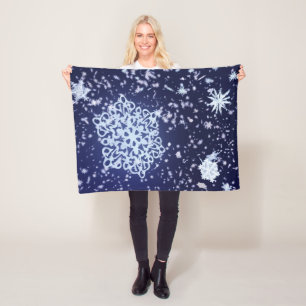 Long Winter's Night Fleece Blanket Deken