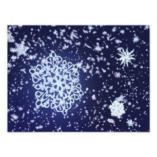 Long Winter's Night Photo Print Foto Afdruk