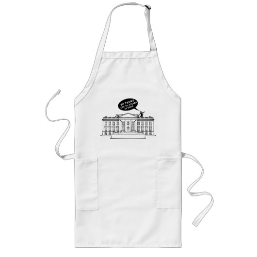 LONG YO TRUMP - TABLIER LONGUE MAISON BLANCHE (Devant)