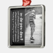 longboard-onafhankelijkheid metalen ornament (Links)