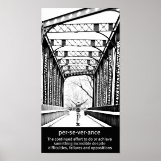 Longboard Perseverance Poster