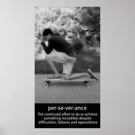 Longboard Prayer Pose Poster (Voorkant)