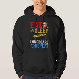 Longboard Skateboard Board Wheels Longboarder Begi Hoodie