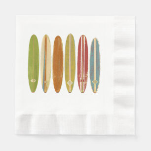 Longboard surfplanken  Retro Style Surfing Servet