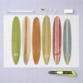Longboard surfplanken  Retro Style Surfing Tissuepapier (Craft)