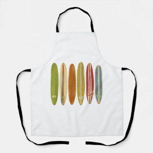 Longboard Surfplanken Vintage Retro Stijl Surfen Schort