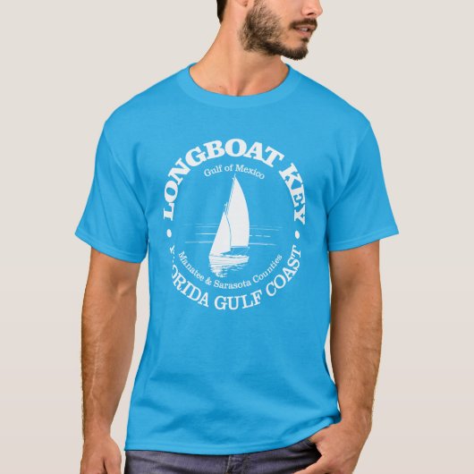 Longboat Key (zeilboot) T-shirt (Voorkant)