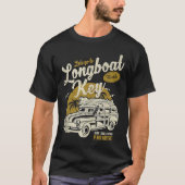 Longboot Key FL Retro Distress Souvenir T-shirt (Voorkant)