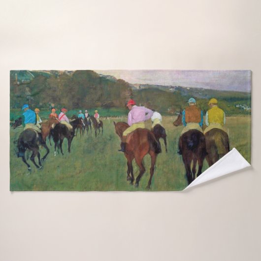 Longchamp Race Horse, Edgar Degas Badhanddoek (Badhanddoek)