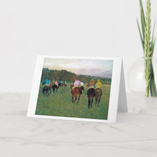 Longchamp Race Horse, Edgar Degas Kaart