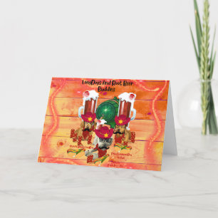 LongDogs and Root Beer Buddies Wenskaart Kaart