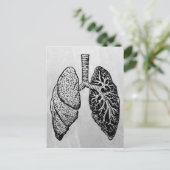 longen briefkaart (Staand voorkant)