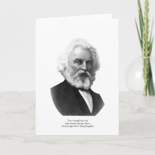 Longfellow "Mooie Eigenschap" Liefde Wenskaart Kaart