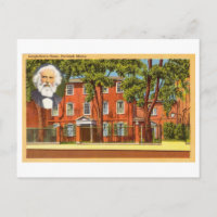 Longfellow's Home in Portland, Maine,