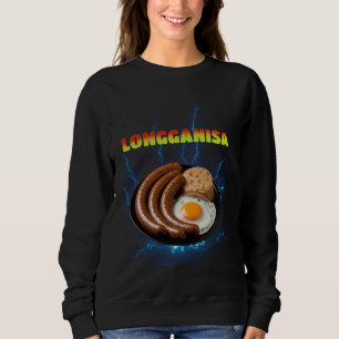 Longganisa Meme Bootleg Rap Style 90s Funn Trui