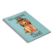 Longhaire Dachshund Dad Notitieboek (Rechterzijde)