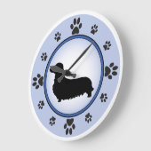 Longhaire Dachshund Grote Klok (Hoek)