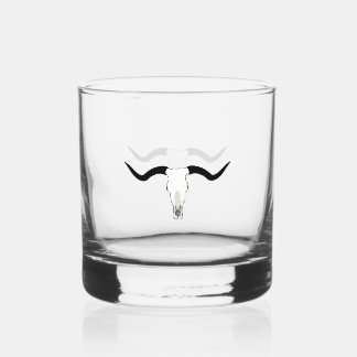 Longhorn Bull Skull - Hoorns Whisky Glas