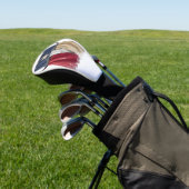 Longhorn Bull Skull Verdrietig Versleten Texas Vla Golfheadcover (Insitu)