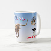 Longhorn, Fort Worth, Vieux-Ouest, Mug (Devant droit)