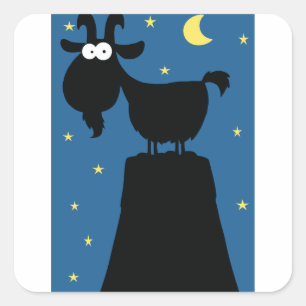 Longhorn Goat Stickers