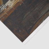 Longhorn Koeien bij de Westerne Dairy Bar Decoupag Tissuepapier (Detail)