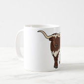 Longhorn Koffiemok (Voorkant links)