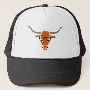 Longhorn met heupbril trucker pet