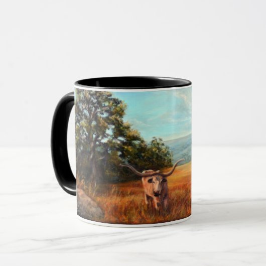 Longhorn Mok (Voorkant links)