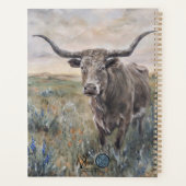 "Longhorn" peint à la main (Dos)