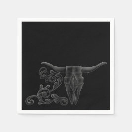 'Longhorn Scroll'-servetten Servet