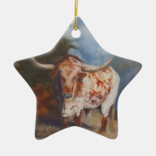 Longhorn Star Ornament (Voorkant)