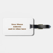 Longhorn Texas Bagagelabel (Achterkant horizontaal)