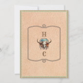 Longhorn Western Wrangler Wedding Invitation (Dos)