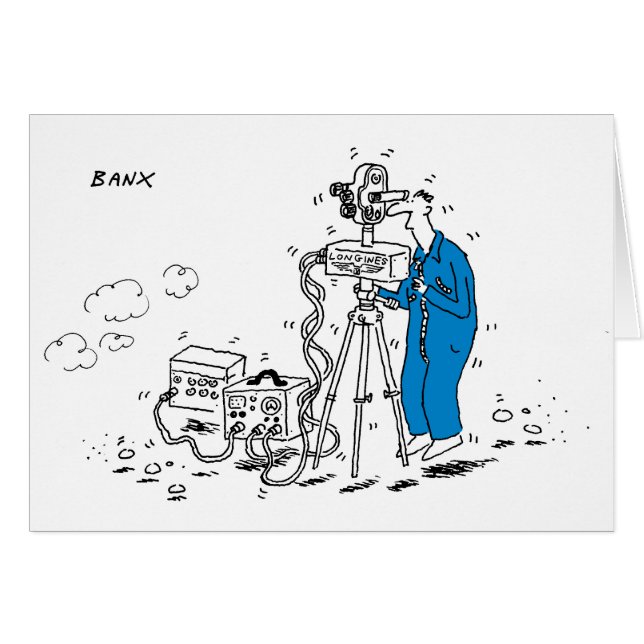 Longines Timekeeper 1964-kaart (Voorkant Horizontaal)